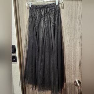 ☆black-dot skirt☆